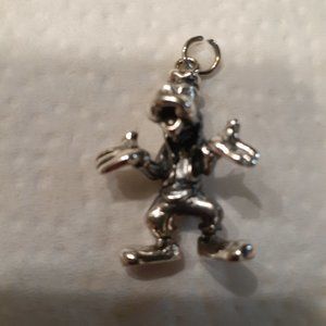 Goofy Large Sterling Charm.